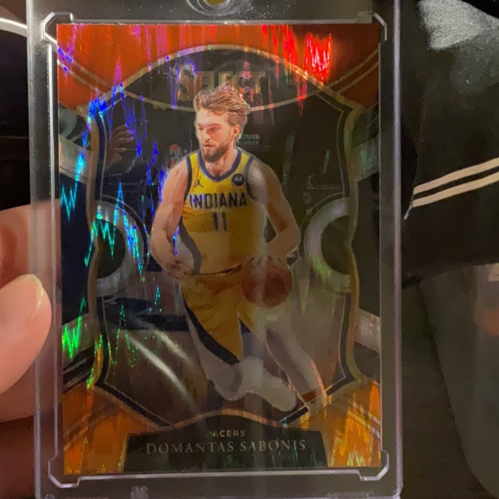 Basketball Trading Card with Holographic Design
